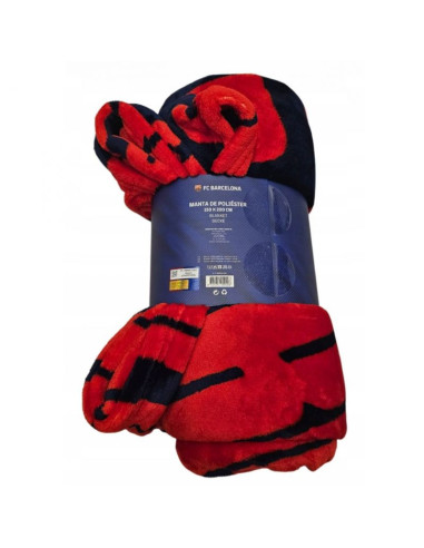 Fc barcelona koc 150x200cm jakość premium blanket 125401