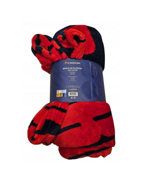 Fc barcelona koc 150x200cm jakość premium blanket 125401