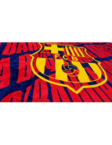 Fc barcelona koc 150x200cm jakość premium blanket 125401