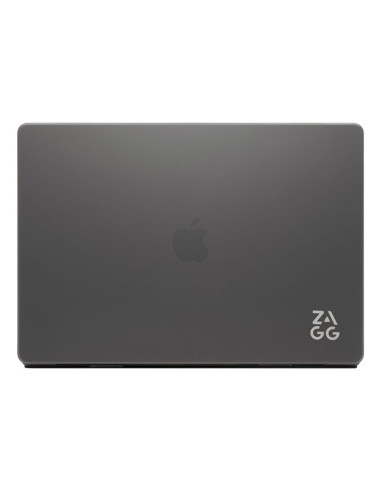 Zagg hardshell - obudowa ochronna do macbook air 13" m2 (2022) / m3 (2024) / m4 (2025) (smoke)