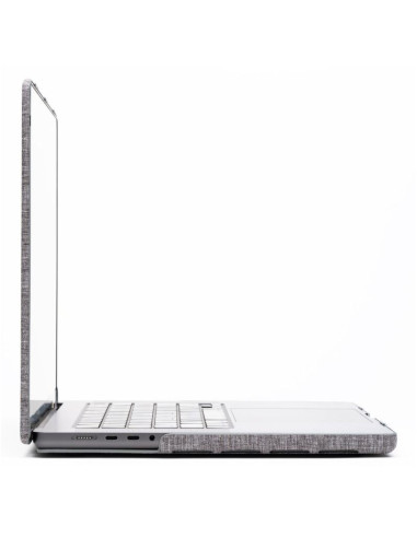 Zagg hardshell - obudowa ochronna do macbook air 13" m2 (2022) / m3 (2024) / m4 (2025) (smoke)