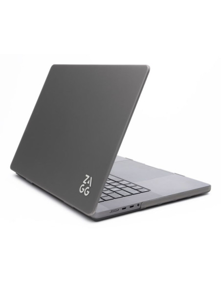 Zagg hardshell - obudowa ochronna do macbook air 13" m2 (2022) / m3 (2024) / m4 (2025) (smoke)
