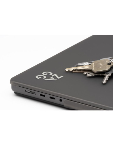Zagg hardshell - obudowa ochronna do macbook air 13" m2 (2022) / m3 (2024) / m4 (2025) (smoke)