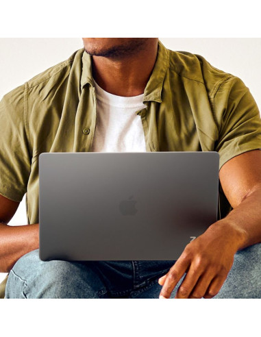 Zagg hardshell - obudowa ochronna do macbook air 13" m2 (2022) / m3 (2024) / m4 (2025) (smoke)