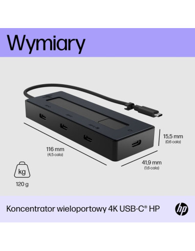 Hp 4k usb-c multiport hub (eu)