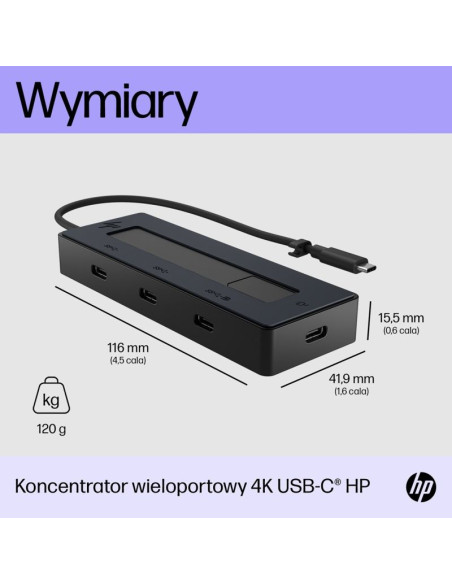 Hp 4k usb-c multiport hub (eu)