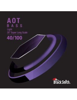 Blacksmith anw-40100-4-35 - struny do gitary basowej 40-100, 4-strunowej, 35”