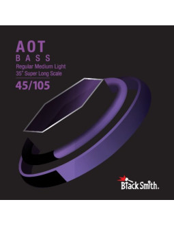 Blacksmith anw-45105-4-35 - struny do gitary basowej 45-105, 4-strunowej, 35”