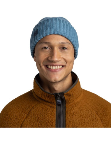Buff knitted erviny beanie 13668176110 niebieskie one size