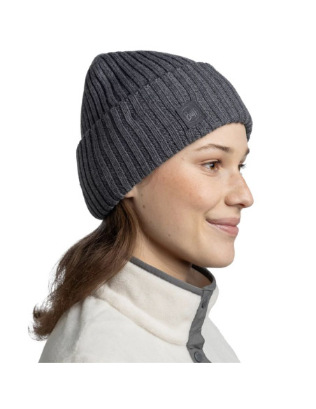 Buff knitted erviny beanie 13668193010 szare one size