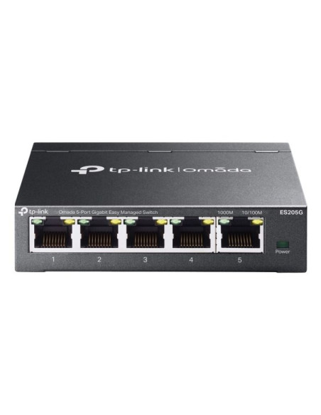 Tp-link omada es205g łącza sieciowe zarządzany gigabit ethernet (10/100/1000) czarny