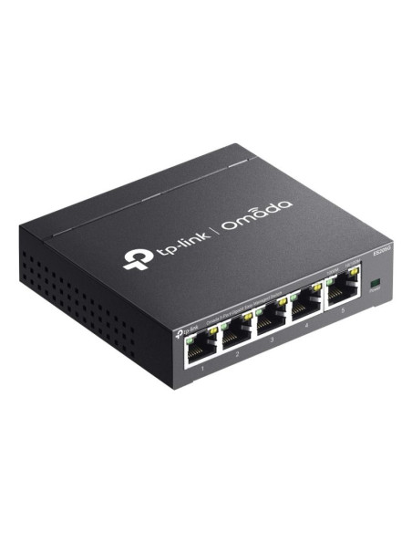 Tp-link omada es205g łącza sieciowe zarządzany gigabit ethernet (10/100/1000) czarny