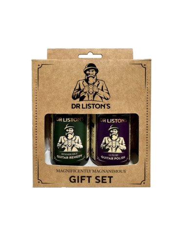 Dr. liston’s guitar care gift set dr-gs-grgp - zestaw do czyszczenia i polerowania gitary 2 × 150 ml