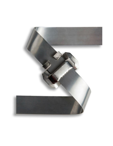 Extralink taśma ze stali nierdzewnej 0,7mm do mocowania na słupach energetycznych, 20mm x 0,7mm, 50m