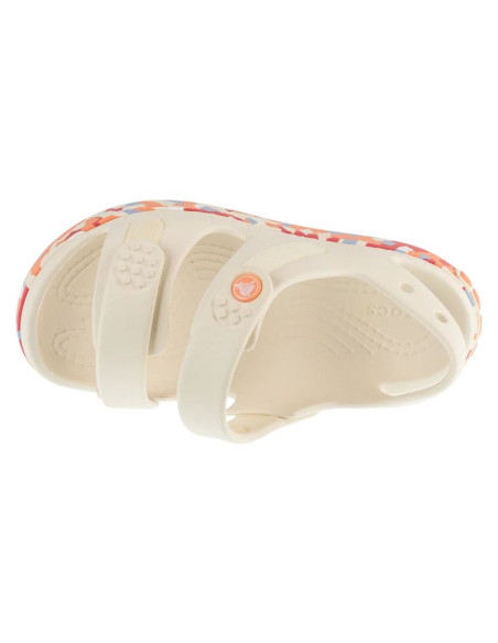 Crocs crocband cruiser glow confetti band sandal k 212527-2mk beżowe 28/29