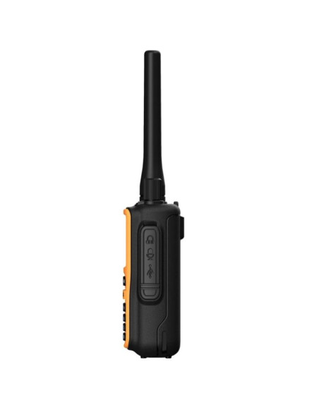 Krótkofalówka baofeng uv-5r eu mini usb-c bluetooth vhf uhf pasmo lotnicze orange (antena 15cm)