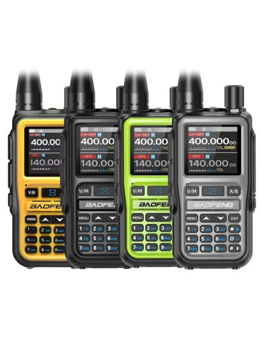 Krótkofalówka baofeng uv-5r eu mini usb-c bluetooth vhf uhf pasmo lotnicze green (antena 15cm)