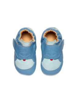 Buty do raczkowania ze skóry affenzahn crawly shark (01257-30211) 2