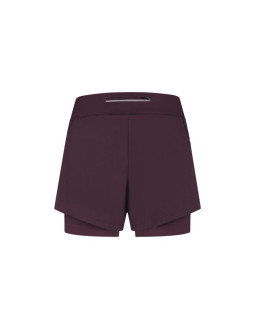 Rogelli spodenki damskie 2w1 essential fiolet 2xl 2