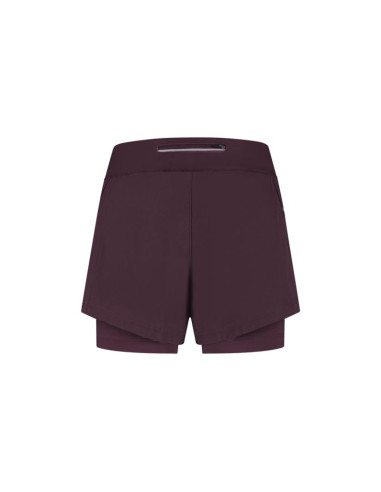 Rogelli spodenki damskie 2w1 essential fiolet 2xl