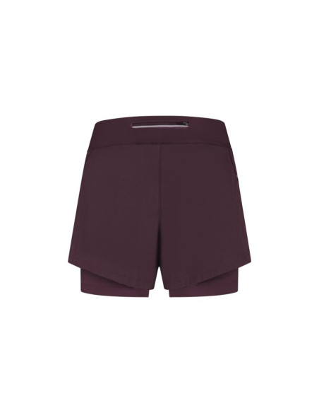 Rogelli spodenki damskie 2w1 essential fiolet 2xl