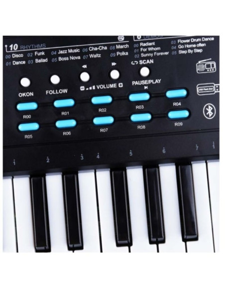 Suprimo 605 ufb - keyboard z mikrofonem do nauki gry, przeznaczony dla dzieci