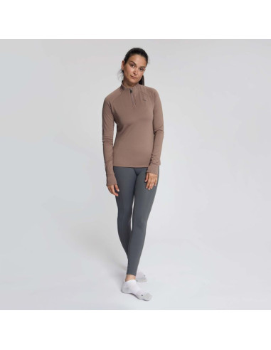 Rogelli bluza do biegania essential mokka m