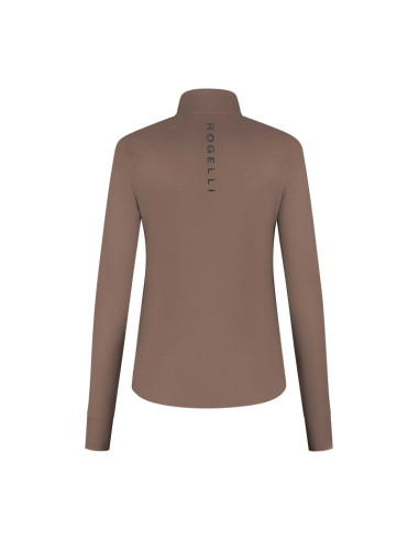 Rogelli bluza do biegania essential mokka m