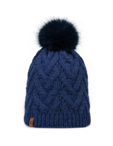 Buff knitted fleece caryn beanie 13674371710 granatowe one size