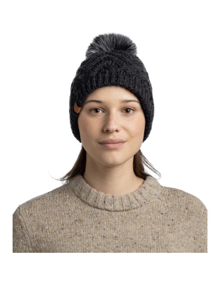 Buff knitted fleece caryn beanie 13674390110 czarne one size