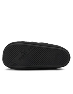 Kapcie klapki męskie/damskie zimowe puma scuff black czarne ocieplane (384945-01) 2