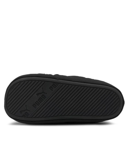 Kapcie klapki męskie/damskie zimowe puma scuff black czarne ocieplane (384945-01)