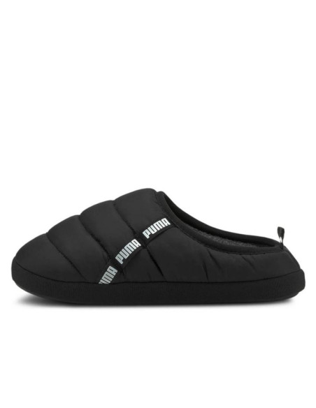 Kapcie klapki męskie/damskie zimowe puma scuff black czarne ocieplane (384945-01)