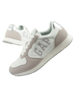 Gap buty damskie sportowe nashville arch logo sneakersy modne wygodne białe beżowe
