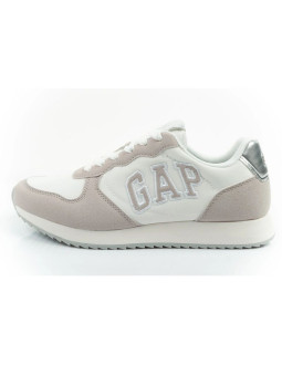 Gap buty damskie sportowe nashville arch logo sneakersy modne wygodne białe beżowe 2