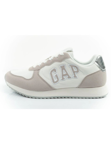 Gap buty damskie sportowe nashville arch logo sneakersy modne wygodne białe beżowe