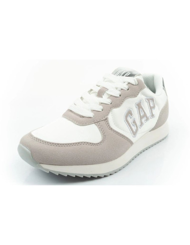 Gap buty damskie sportowe nashville arch logo sneakersy modne wygodne białe beżowe