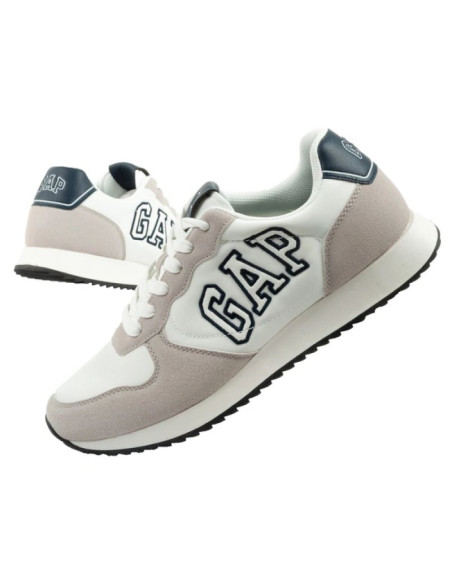 Gap buty męskie sportowe nashville arch logo sneakersy białe modne