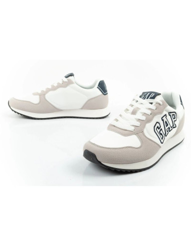 Gap buty męskie sportowe nashville arch logo sneakersy białe modne