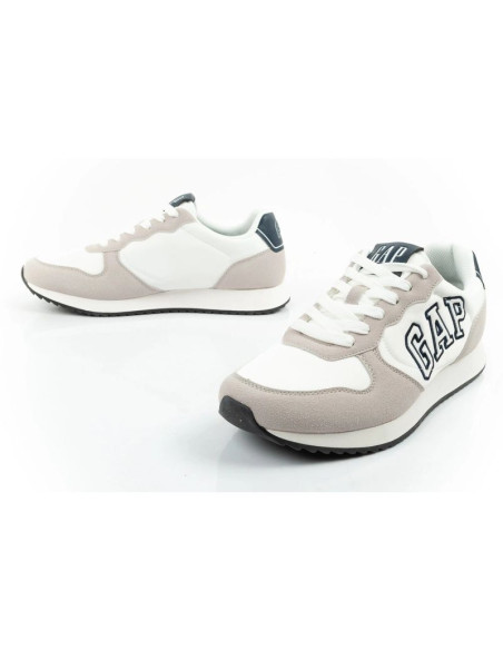 Gap buty męskie sportowe nashville arch logo sneakersy białe modne