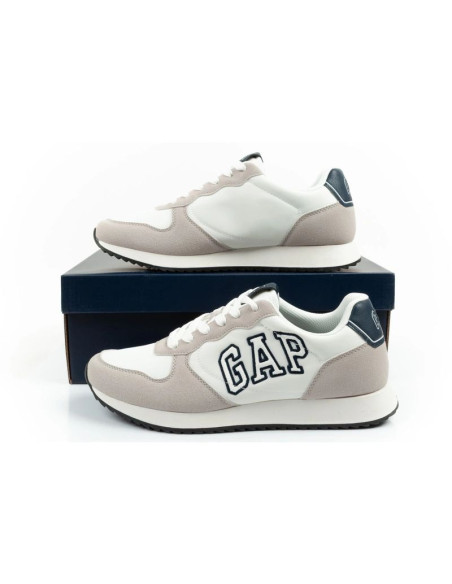 Gap buty męskie sportowe nashville arch logo sneakersy białe modne