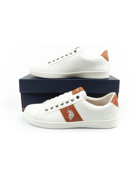 U.s. polo assn. buty trampki sneakersy męskie modne białe wygodne