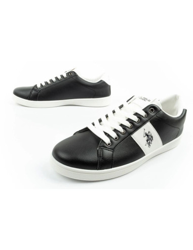 U.s. polo assn. buty trampki sneakersy męskie modne czarne wygodne