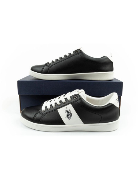 U.s. polo assn. buty trampki sneakersy męskie modne czarne wygodne