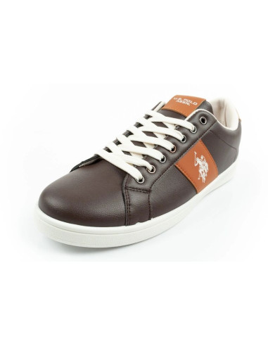 U.s. polo assn. buty trampki sneakersy męskie modne brązowe wygodne