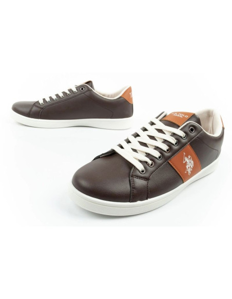 U.s. polo assn. buty trampki sneakersy męskie modne brązowe wygodne