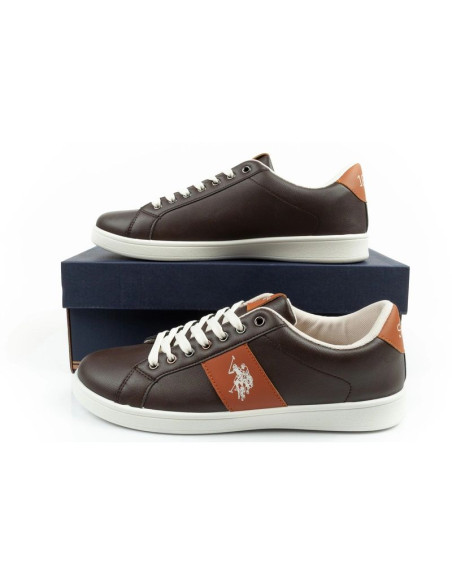 U.s. polo assn. buty trampki sneakersy męskie modne brązowe wygodne