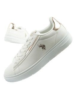 U.s polo assn buty sportowe sneakersy damskie modne wygodne białe