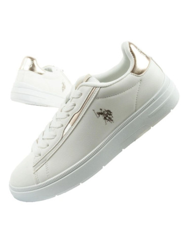 U.s polo assn buty sportowe sneakersy damskie modne wygodne białe