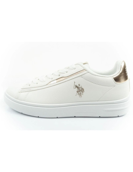 U.s polo assn buty sportowe sneakersy damskie modne wygodne białe
